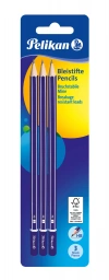 Ołówek Pelikan GP HB 3 sztukI blister - zdjęcie