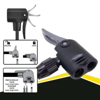 Pompka Warsztatowo Rowerowa 230PSI (16BAR) z Manometrem Żółty Dunlop, zdjęcie 9