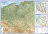Polska mapa ścienna - zdjęcie