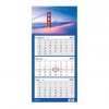 Kalendarz 2026 trójdzielny Most Golden Gate HELMA - zdjęcie