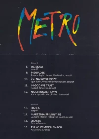 Metro, Winyl, zdjęcie 4