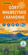 Góry Wałbrzyskie i Kamienne - mapa laminowana - zdjęcie