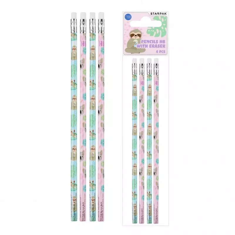 Ołówek z gumką Hb Koala Starpak Pbh Op4 36/432