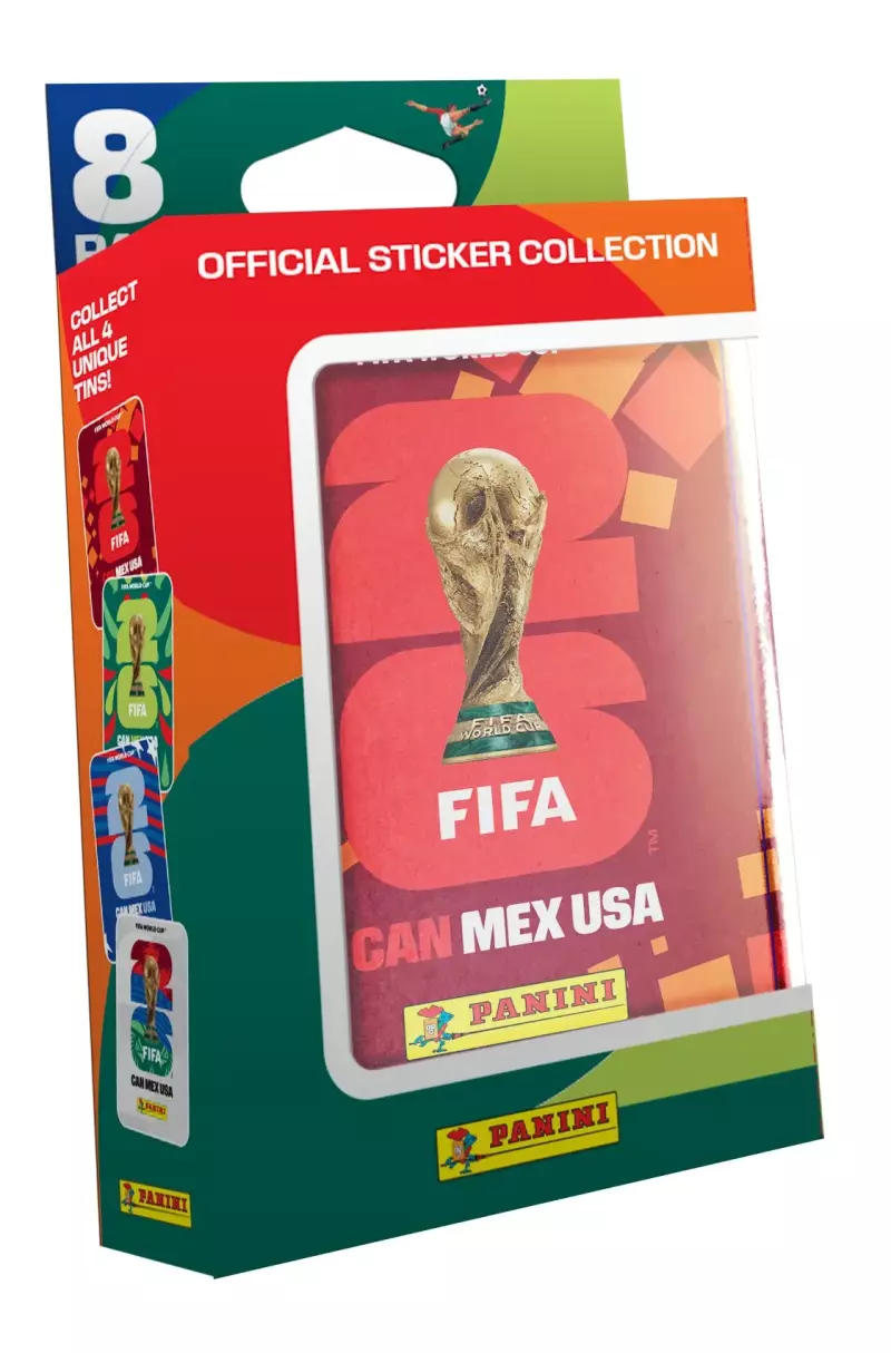 Fifa World Cup 2026 mini puszka z naklejkami