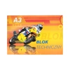 Blok techniczny A3/10 biały 240g Kreska - zdjęcie