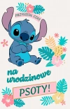 Karnet urodzinowy z wymiennymi cyframi, Stitch - zdjęcie