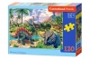 Puzzle 120 elementów. Dinosaur Volcanos - zdjęcie