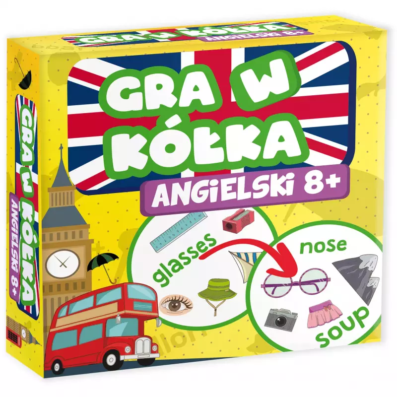 Gra w kółka. Angielski 8+