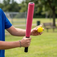 Kij do Baseballa Junior 54CM z Piłką Soft Czerwony, zdjęcie 6