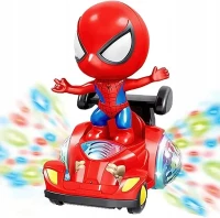 BOHATER PAJĄK LUDZIK NA BATERIE SPIDER MUZYCZNY ŚWIATŁO DŹWIĘK 360, zdjęcie 2