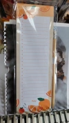 Notes Magnetyczny Na Lodówke Plener Organizer Na Liste Zakupów 8x24cm - zdjęcie