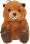 MASKOTKA PLUSZOWA BÓBR 23CM BOBER PRZYTULANKA - zdjęcie