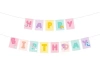 Baner Happy Birthday Koci Domek Gabi 180x15cm - zdjęcie