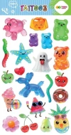 Tatuaże zmywalne Jelly Fun HAPPY COLOR - zdjęcie