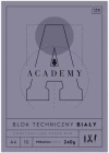 Blok techniczny A4/10k biały Academy Int Fol A 10, cena za 1 szt - zdjęcie