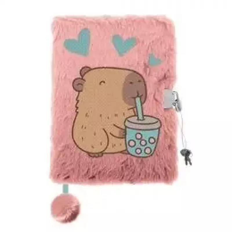 Pamiętnik z kłódką włochacz A5/96K Cappy