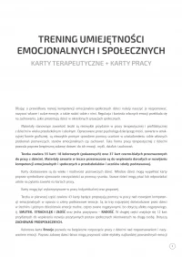 Trening umiejętności emocjonalnych i społecznych dzieci. Karty terapeutyczne i karty pracy, zdjęcie 2