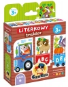 Puzzle CzuCzu 18 elementów. Literkowy traktor - zdjęcie