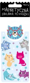 Zakładka magnetyczna - Koty - zdjęcie