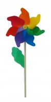 Wiatraczek z drewnianą rączką 75cm - zdjęcie