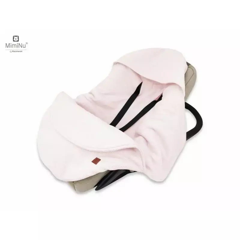 Otulaczek Kubełkowy Do Fotelika Miminu Soft 0-6M Pudr.róż Otulaczek Kubełkowy Do Fotelika Miminu Soft 0-6M Pudr.róż
