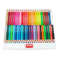 Kredki ołówkowe trójkątne dwustronne, 48 kolorów, zdjęcie 2