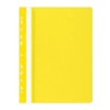 Skoroszyt OFFICE PRODUCTS PP A4 miękki 100/170mikr.wpinany, żółty p25 - zdjęcie