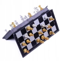 ZŁOTE SZACHY MAGNETYCZNE Midex, zdjęcie 3