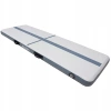 Air Track Materac Gimnastyczny Mata Ścieżka Akrobatyczna 300X100X15CM Pompka Elektryczna Szara - zdjęcie