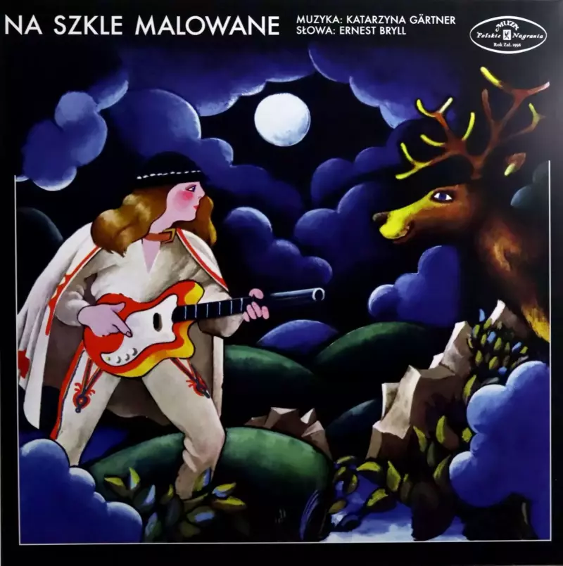 Na szkle malowane. Winyl