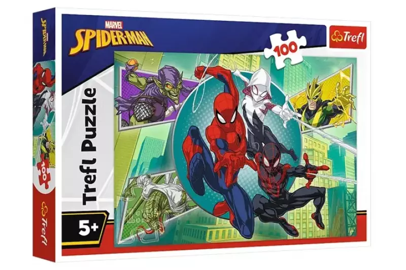 PUZZLE 100 Pajęcza mska /Disney Spiderman 16519