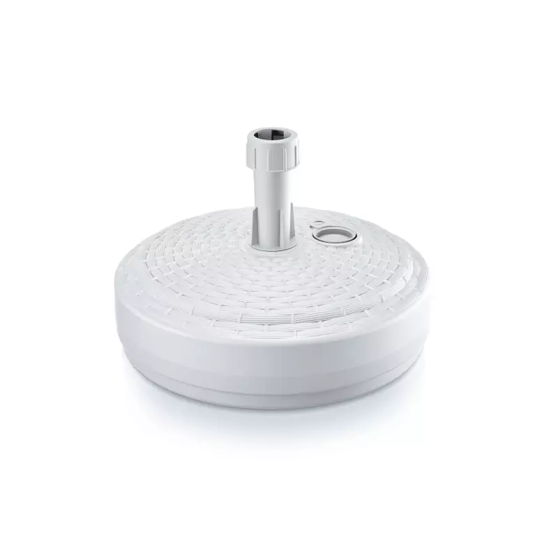 Podstawa do Parasola Umbrella Base Okrągła Ratan Biały