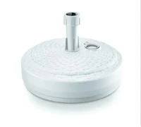Podstawa do Parasola Umbrella Base Okrągła Ratan Biały, zdjęcie 2