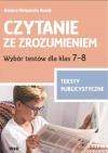 Czytanie ze zrozumieniem kl. 7-8 SP Publicystyka - zdjęcie
