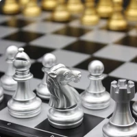 ZŁOTE SZACHY MAGNETYCZNE Midex, zdjęcie 8