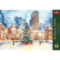 Puzzle 1000 elementów. Premium Plus Quality. Zimowa Kraina Czarów w Central Parku, zdjęcie 3