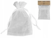 Woreczki organzowe białe 7x10cm 10szt - zdjęcie