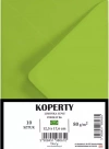 Koperty B6, limonkowe (10 sztuk) - zdjęcie