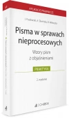 Pisma w sprawach nieprocesowych. Wzory pism z objaśnieniami - zdjęcie