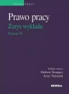Prawo pracy. Zarys wykładu. Wydanie 6 - zdjęcie