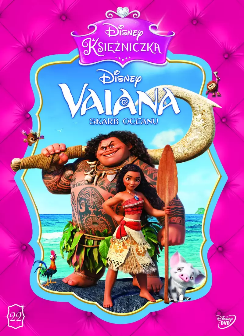 Disney Księżniczka. Vaiana. Skarb oceanu, DVD Disney Księżniczka. Vaiana. Skarb oceanu, DVD
