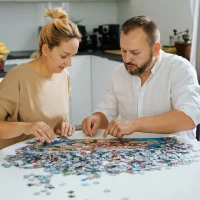 Puzzle 1000 elementów. Premium Plus Quality. Zimowa Kraina Czarów w Central Parku, zdjęcie 5