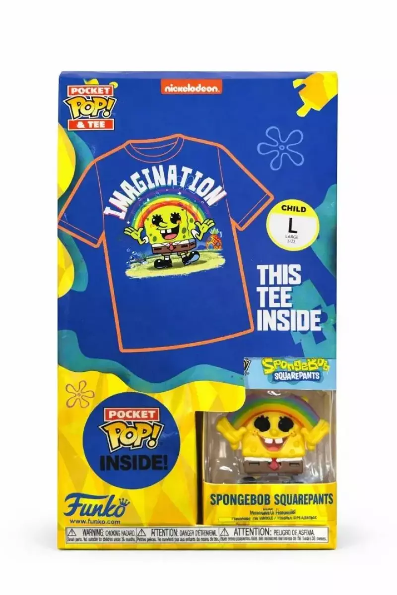 Funko T-shirt Sponge Bob L + figurka
