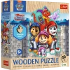 Puzzle drewniane konturowe 50 elementów. Psi Patrol - zdjęcie