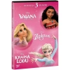Disney Księżniczki. Vaiana / Zaplątani / Kraina Lodu, DVD - zdjęcie