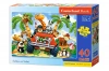 Puzzle maxi 40 elementów. Pluszaki na Safari - zdjęcie