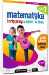 Matematyka. Karty pracy w szkole i w domu. Klasa 1 - zdjęcie