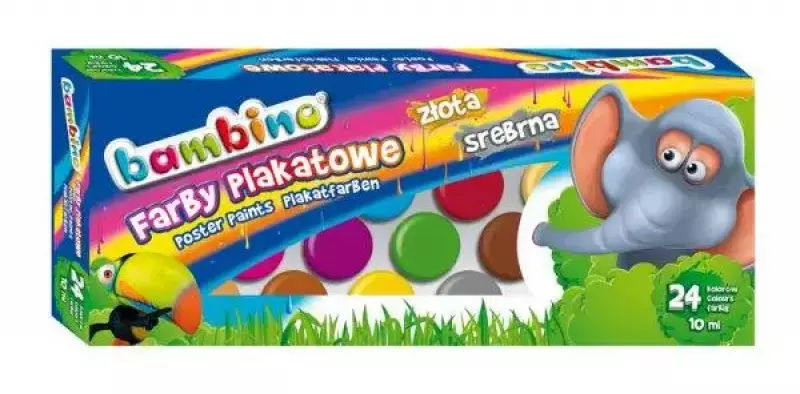 Farby plakatowe, 24 kolory