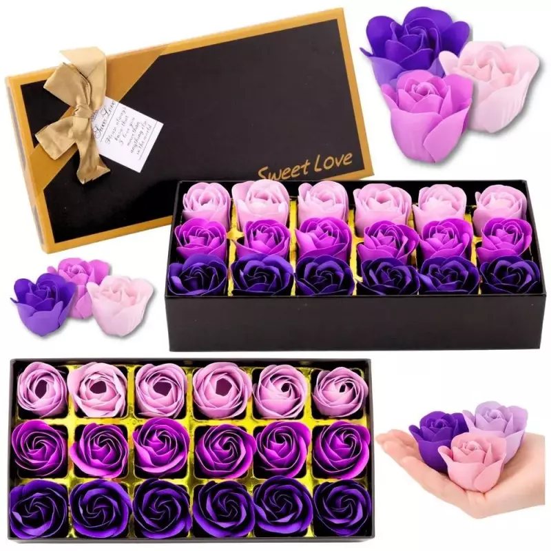 Flower Box Wieczne Pachnące Róże 18szt