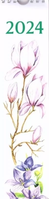 Kalendarz 2024 paskowy Kwiaty - zdjęcie